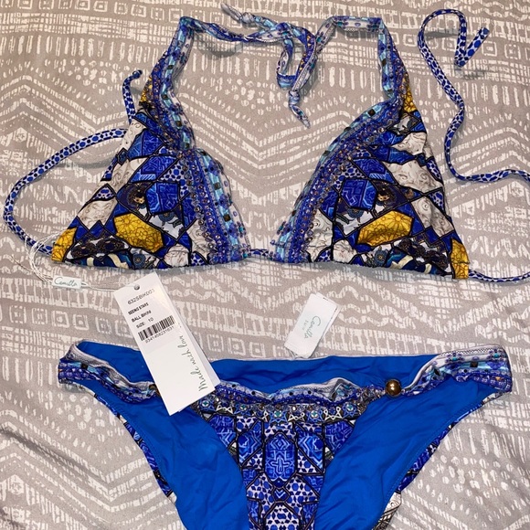 Camilla Swim Seeing Stars Bikini Set Size 10 - Picture 3 of 3